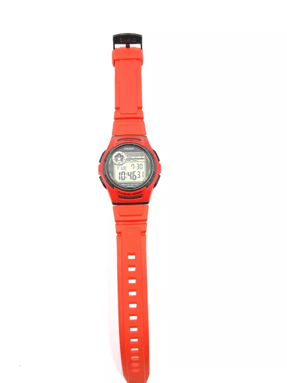ZEGAREK CASIO W-213 CZERWONY