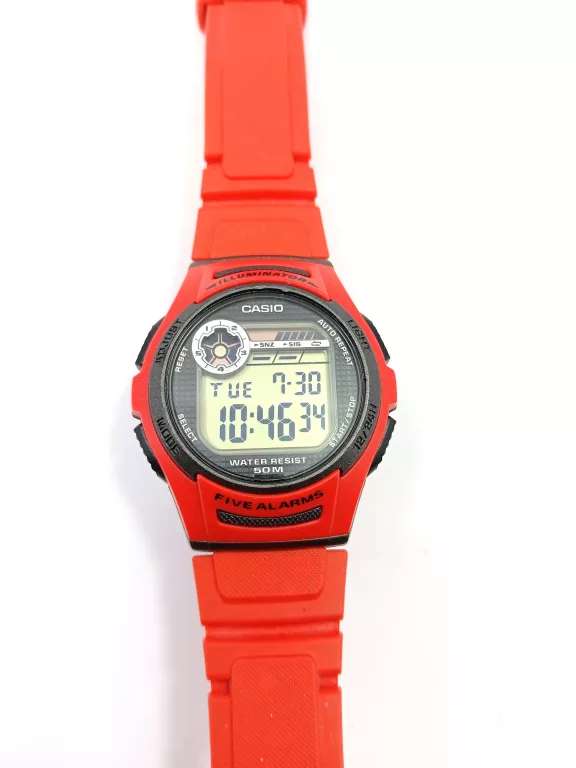 ZEGAREK CASIO W-213 CZERWONY