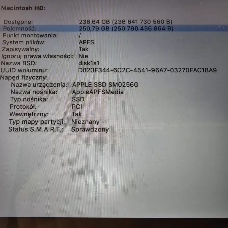 LAPTOP MACBOOK PRO A1398 + LADOWARKA 16GB/256GB