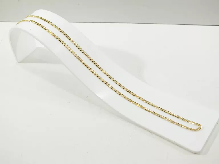 ŚLICZNY ZŁOTY ŁAŃCUSZEK 2,89G 585 49 CM