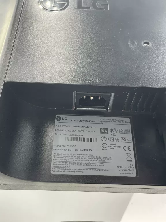 MONITOR LG FLATRON W1934S-BN