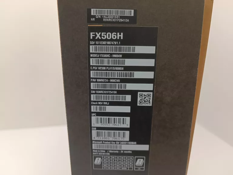 LAPTOP GAMINGOWY ASUS TUF F15