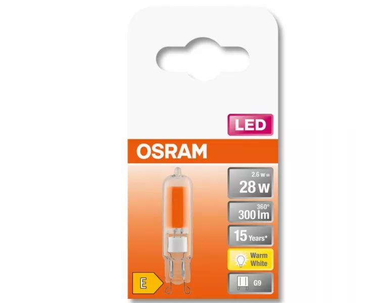 ŻARÓWKA LED OSRAM PARATHOM 242657 G9 300 LM