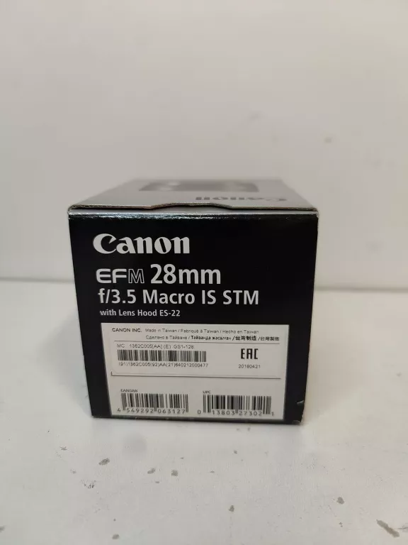 CANON EF-M 28MM F/3.5 MACRO IS STM