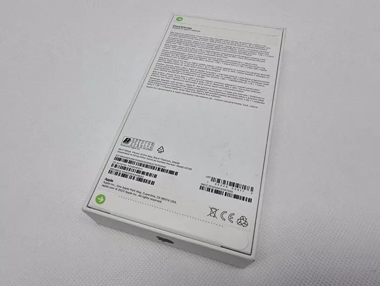 APPLE IPHONE 15 PRO MAX 256GB CZARNY KOMPLET