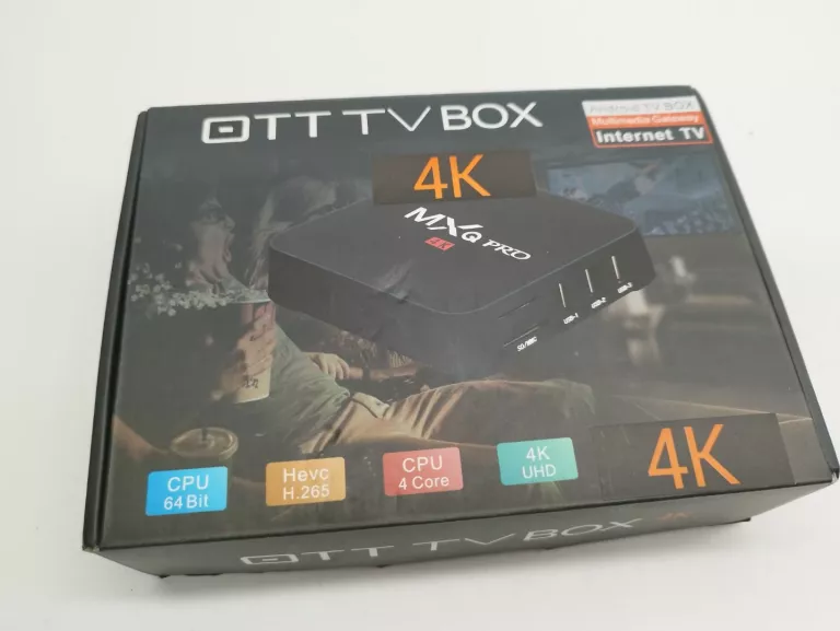 ANDROID OTT TV BOX 4K H.265