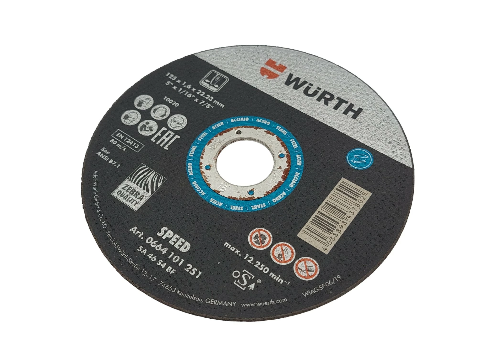 tarcza-wurth-125-x-16-x-2223mm-art-0664-101-251-marka-wurth