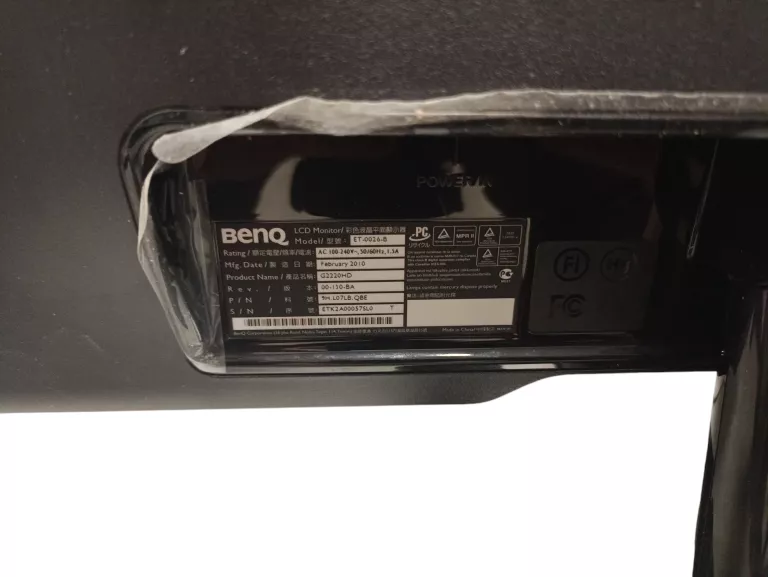MONITOR LCD BENQ ET-0026-N 21,5'
