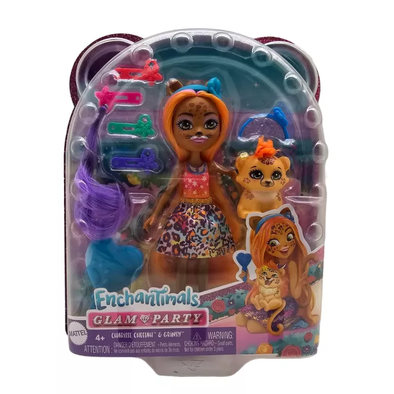 MATTEL ENCHANTIMALS GEPARD LALKA DELUXE HNV30