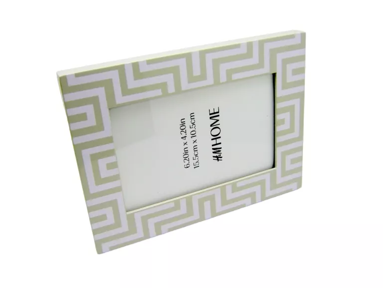 RAMKA NA ZDJĘCIA H&M 15,5 X 10,5CM Z WZOREM GRAFICZNYM