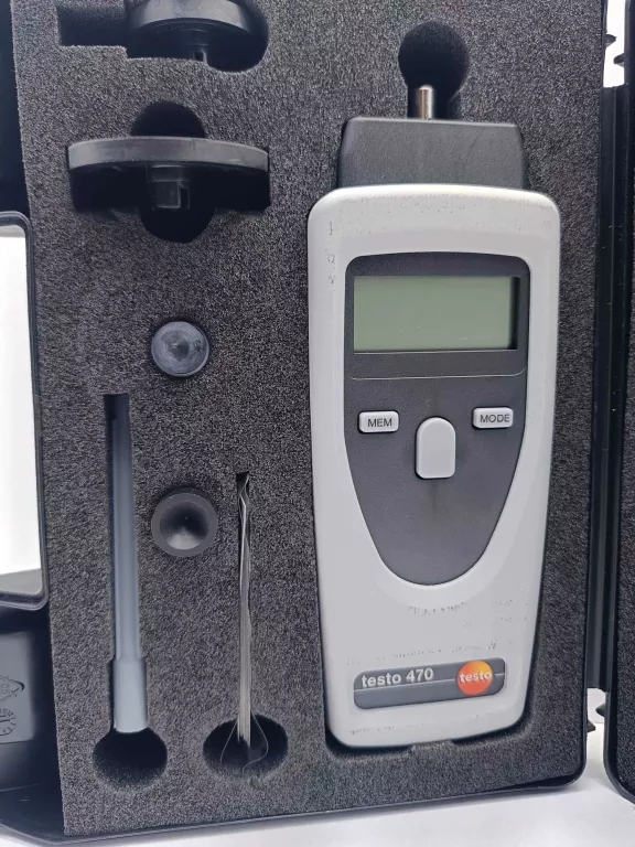 TACHOMETR TESTO 470, POMIAR OPTYCZNY I MECHANICZNY