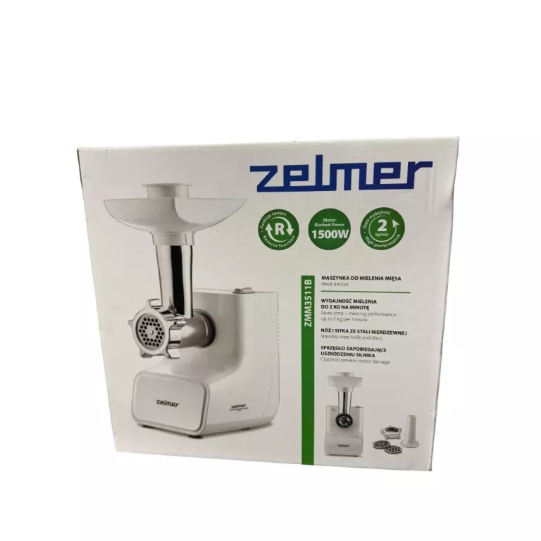 MASZYNKA DO MIELENIA MIĘSA | ZELMER | 1500W | ZMN3511B