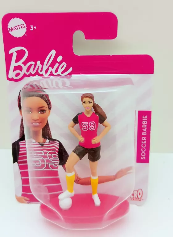 FIGURKA BARBIE PIŁKARKA
