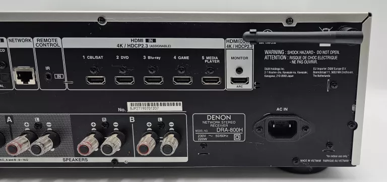 AMPLITUNER DENON DRA-800H PILOT KABEL ZASILAJĄCY