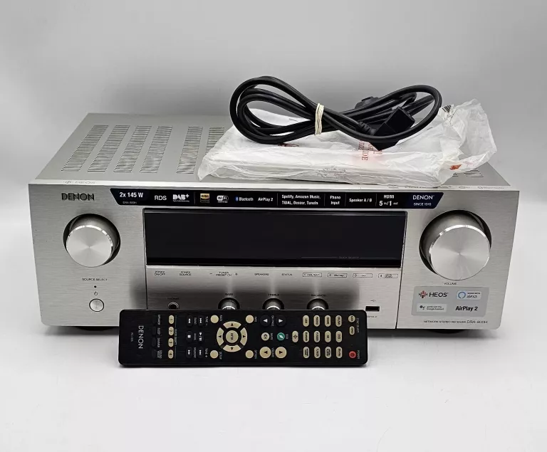 AMPLITUNER DENON DRA-800H PILOT KABEL ZASILAJĄCY