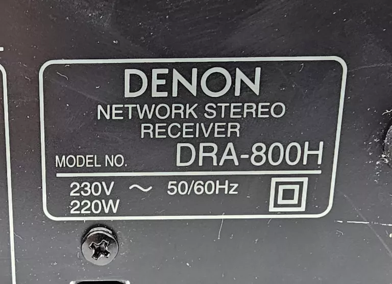 AMPLITUNER DENON DRA-800H PILOT KABEL ZASILAJĄCY