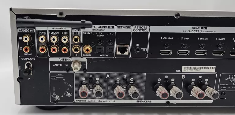 AMPLITUNER DENON DRA-800H PILOT KABEL ZASILAJĄCY