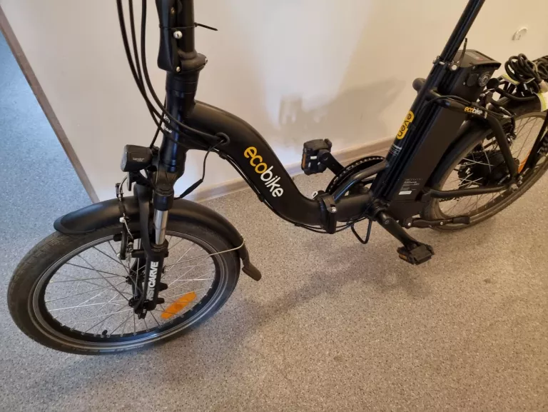 ROWER ELEKTRYCZNY ECOBIKE EVEN BLACK RAMA 15,5 CALA ALUM KOŁO 20 " CZARNY