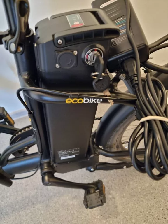 ROWER ELEKTRYCZNY ECOBIKE EVEN BLACK RAMA 15,5 CALA ALUM KOŁO 20 " CZARNY