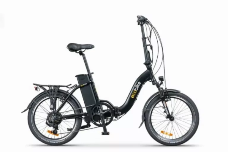 ROWER ELEKTRYCZNY ECOBIKE EVEN BLACK RAMA 15,5 CALA ALUM KOŁO 20 " CZARNY