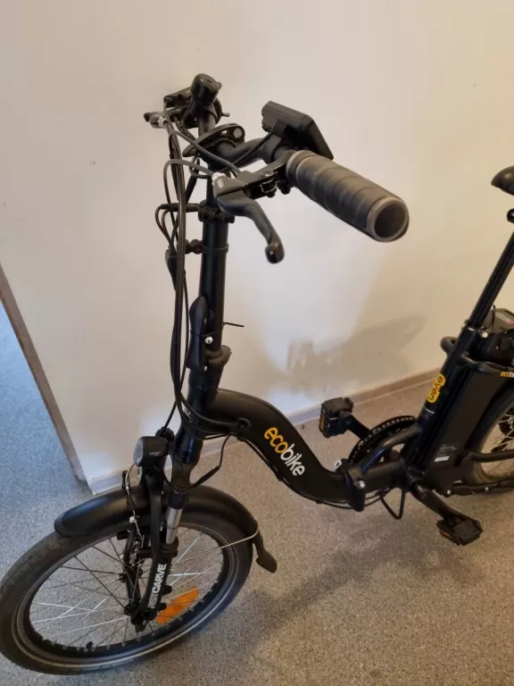 ROWER ELEKTRYCZNY ECOBIKE EVEN BLACK RAMA 15,5 CALA ALUM KOŁO 20 " CZARNY