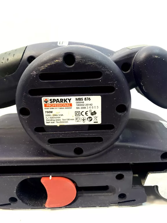 SZLIFIERKA TAŚMOWA SPARKY PROFESSIONAL MBS 876
