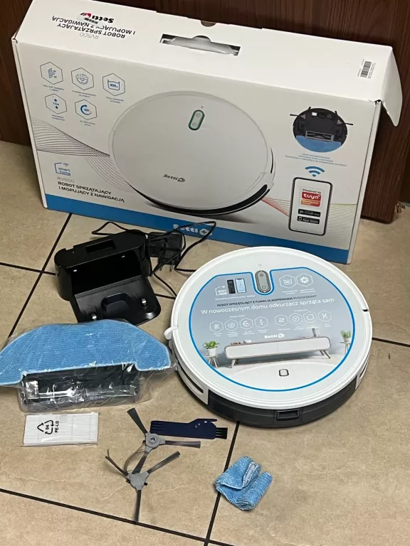 ROBOT SPRZATAJĄCY SETTI RV500 KOMPLET TANIO!!