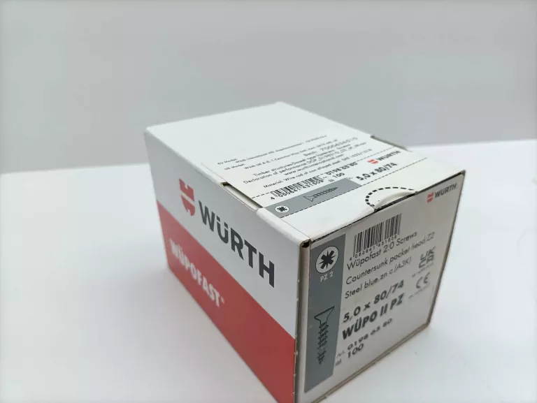 WURTH WKRĘT WUPOFAST 2.0 Z2-(A3K)-5X80/74 100SZT.
