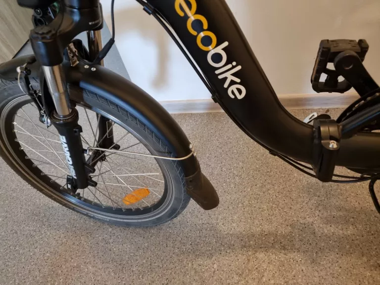 ROWER ELEKTRYCZNY ECOBIKE EVEN BLACK RAMA 15,5 CALA ALUM KOŁO 20 " CZARNY