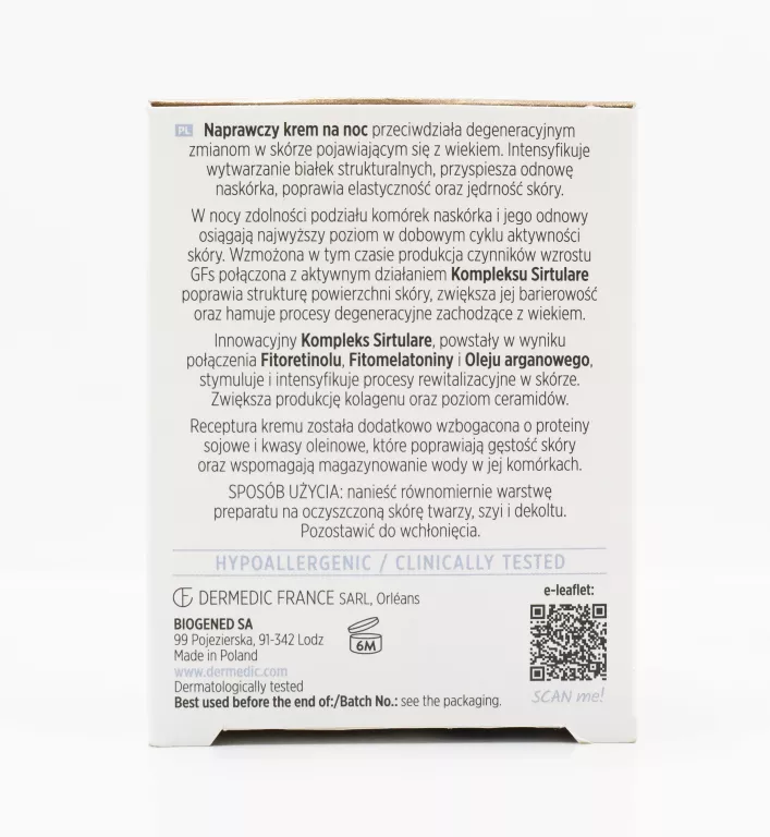 DERMEDIC REGENIST ANTI-AGEING NAPRAWCZY KREM NA NOC 50ML