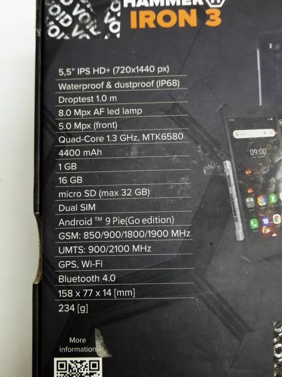 TELEFON HAMMER IRON 3