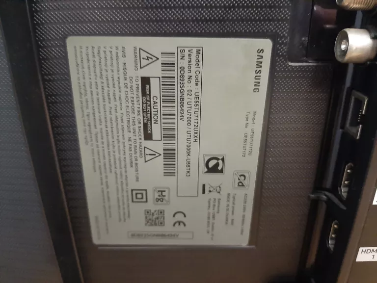 TELEWIZOR LED SAMSUNG UE55TU7172 55 CALI 4K UHD