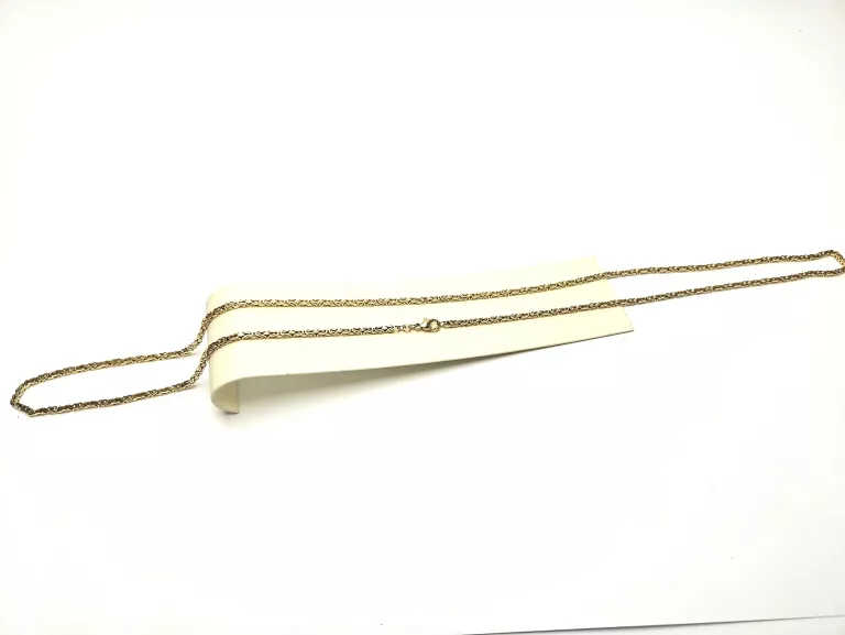 ZŁOTY ŁAŃCUSZEK SPLOT KRÓLEWSKI / BARDZO DŁUGI [585, 46,68G, 92CM!]