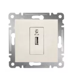 KAREA KAREA GNIAZDO USB 5V-2A POJEDYŃCZE PERŁA 57100465 MAKEL
