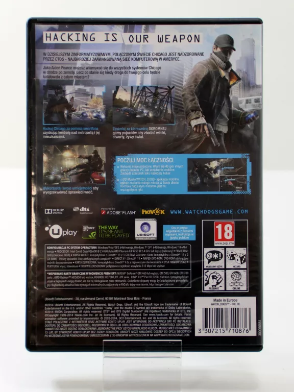 GRA PC DVD WATCH DOGS