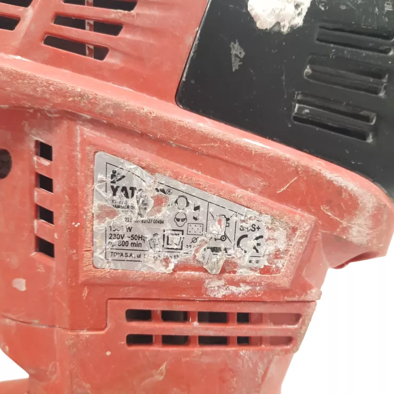 MŁOT UDAROWY YATO 1500W *SPALONE SZCZOTKI*