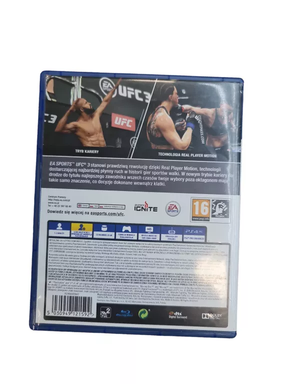 UFC 3 SONY PLAYSTATION 4 (PS4)