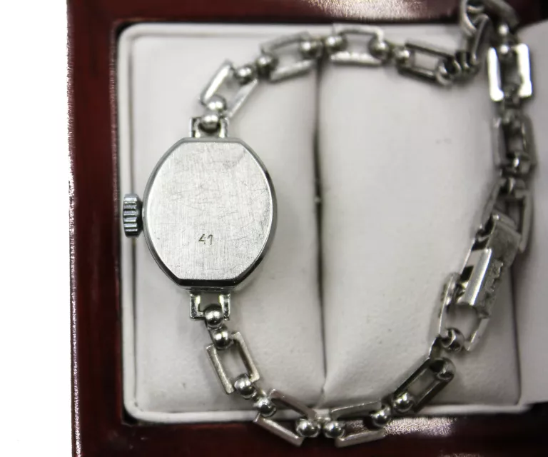 ZEGAREK DAMSKI VINTAGE GLASHUTTE 17 RUBIS