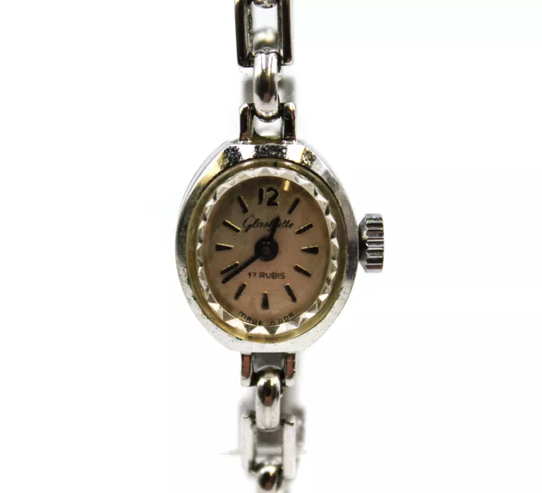 ZEGAREK DAMSKI VINTAGE GLASHUTTE 17 RUBIS