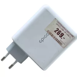 ŁADOWARKA SIECIOWA EPICO USB, 2X USB-C, GAN 100W