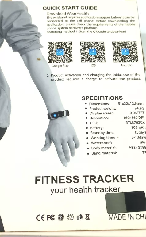 SMARTBAND SMARTWATCH FITNESS TRACKER