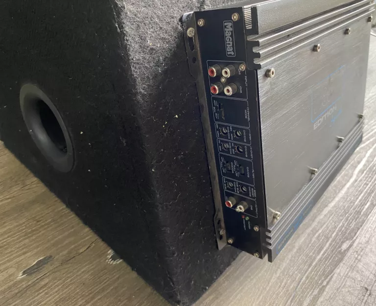 SKRZYNIA BASOWA (800W) + WZMACNIACZ MAGNAT (1160W)