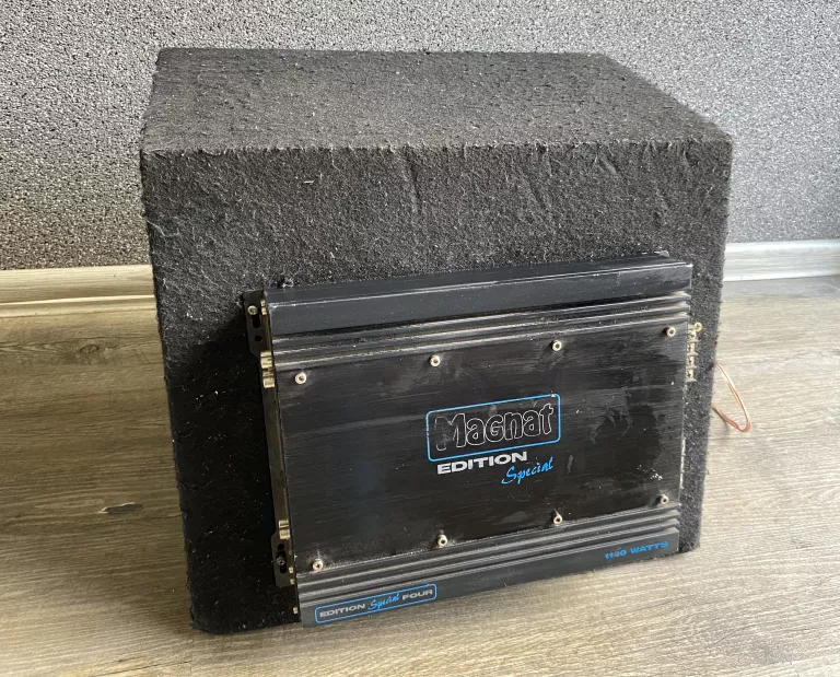 SKRZYNIA BASOWA (800W) + WZMACNIACZ MAGNAT (1160W)