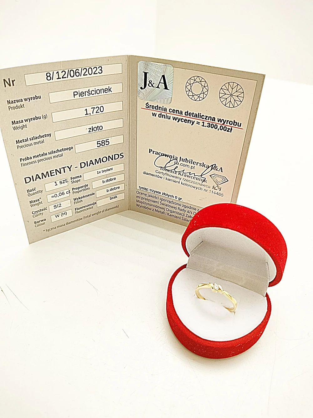 czarujacy-zloty-pierscionek-z-brylantem-006ct-glogowska-6-wroclaw-gracja