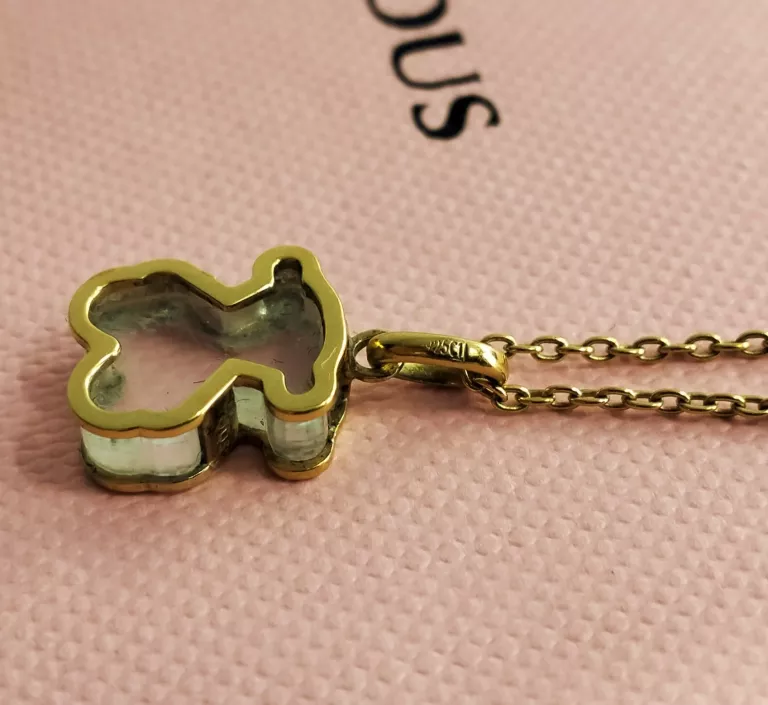 SREBRNY NASZYJNIK TOUS 925/3,02 G/40,5 CM