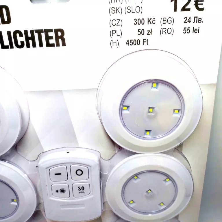 ZESTAW LAMPEK LED 6 + STEROWNIK