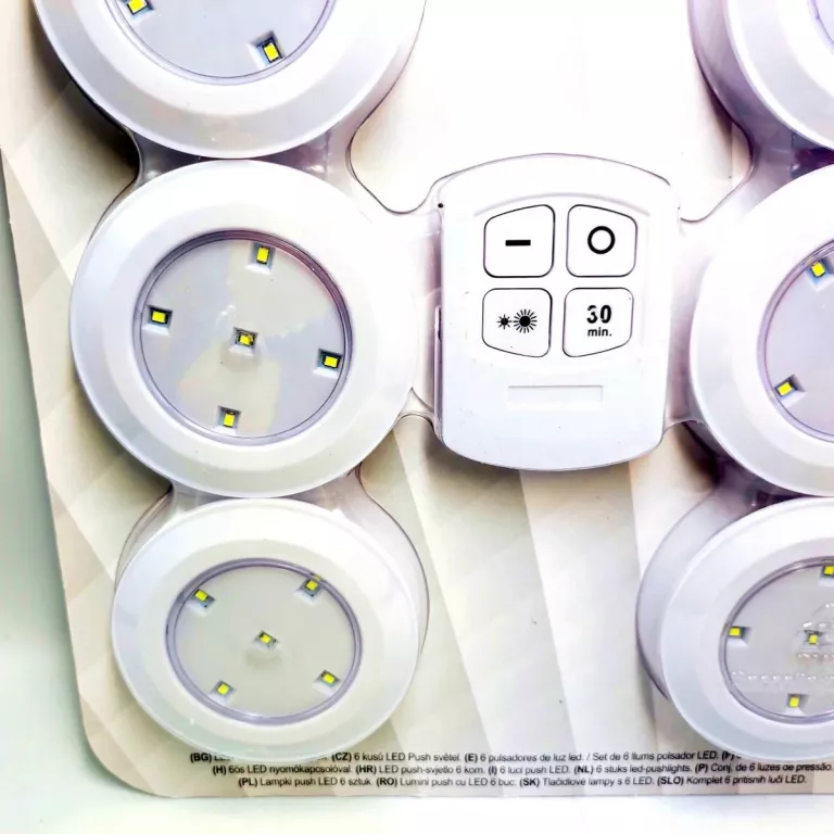 ZESTAW LAMPEK LED 6 + STEROWNIK