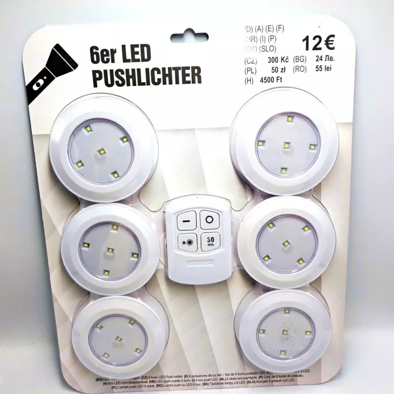 ZESTAW LAMPEK LED 6 + STEROWNIK