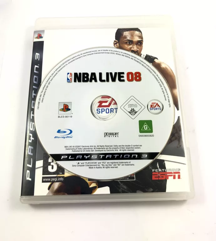GRA NA PS3 NBA LIVE 08