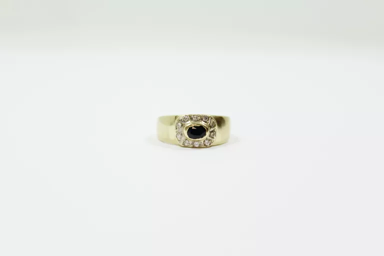 ZŁOTY PIERŚCIONEK 585, 14K, 3,87G, 14R